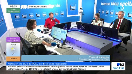 Vincent Gardeau, président du club des Dauphins du TOEC