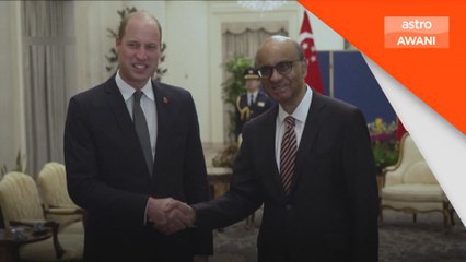 Putera William bertemu Presiden, Perdana Menteri Singapura