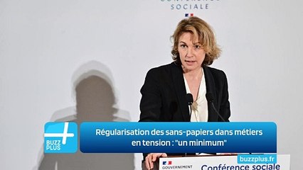 Régularisation des sans-papiers dans métiers en tension : "un minimum"