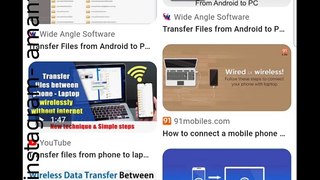 Transfer Files with Wifi Between Phone n Laptop !!