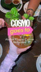 Cosmo Goes To @alamatfilipinocuisine for Halloween!