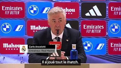 Ancelotti rassurant sur l'état de forme de Bellingham