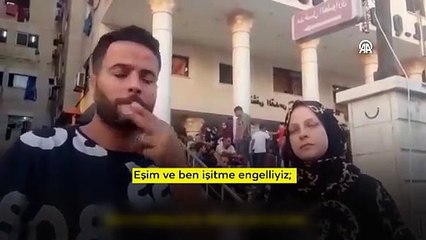 Gazzeli işitme engelli çift, işaret diliyle dünyaya seslendi