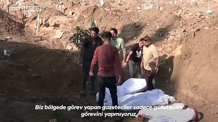 Gazze'de mezarlıklar yetmiyor: Boş araziler toplu mezara dönüştü