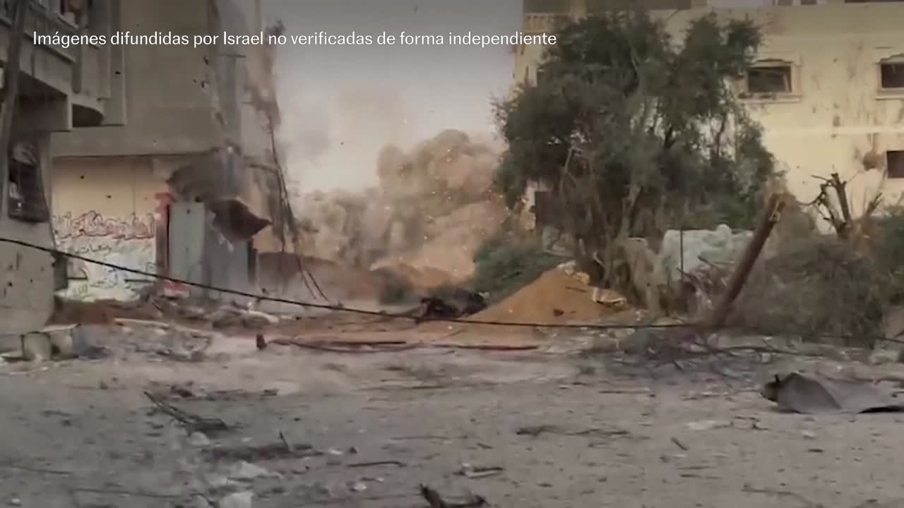 Israel difunde nuevas imágenes de sus operaciones en Gaza