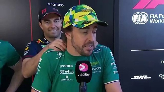 Así reconoce Checo Pérez la grandeza de Alonso después del descomunal adelantamiento