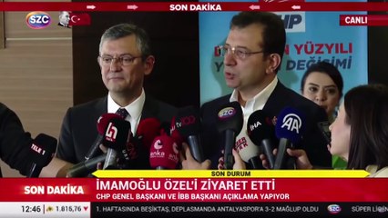 İmamoğlu’ndan Özel’e ziyaret