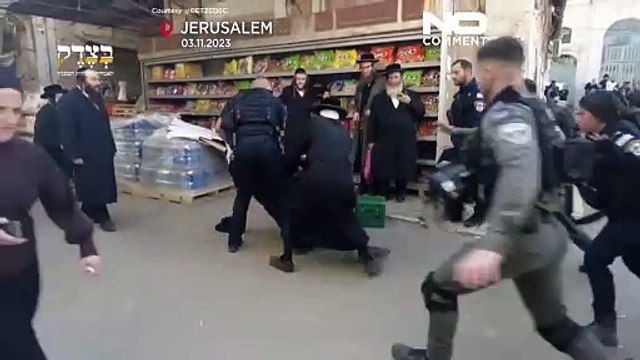 Polícia israelita agride judeus ultra-ortodoxos em Jerusalém Oriental