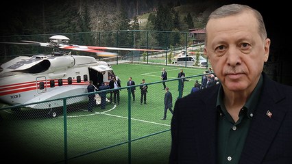 Cumhurbaşkanı Erdoğan, Ayder Yaylası’nda
