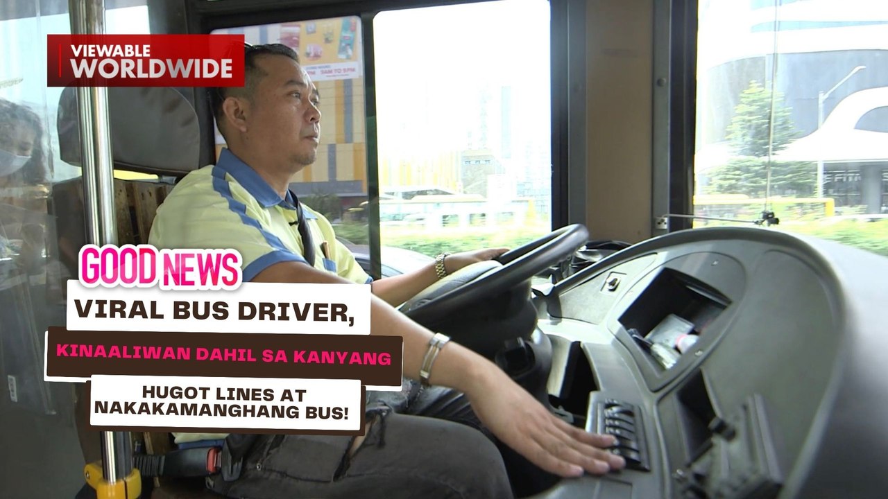 Viral bus driver, kinaaliwan dahil sa kanyang hugot lines at nakakamanghang bus! | Good News