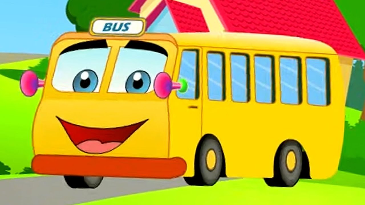 Wheels On The Bus, Vehicles Song And Nursery Rhyme For Kids - video ...