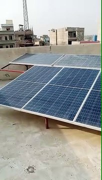 Installe solar panels to save electricity