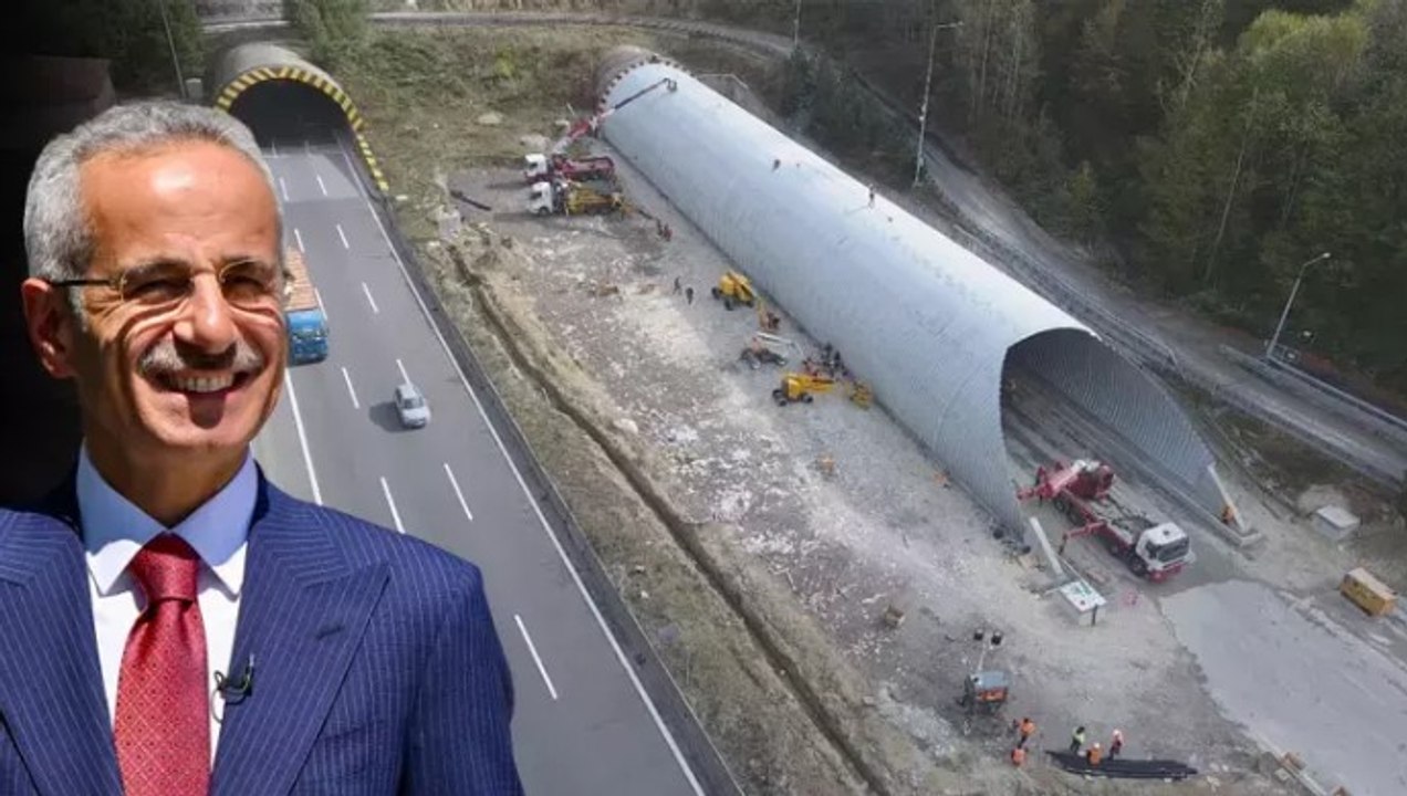 90 metre uzatılan Bolu Dağı Tüneli yarın ulaşıma açılıyor