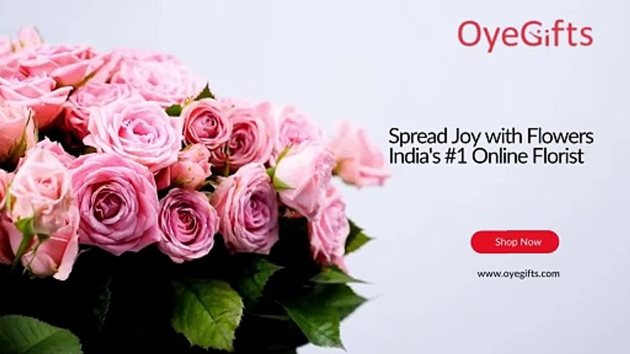 Send Flowers Online, Free Same Day Delivery in 2 Hrs _ Online Flower Shop OyeGifts video