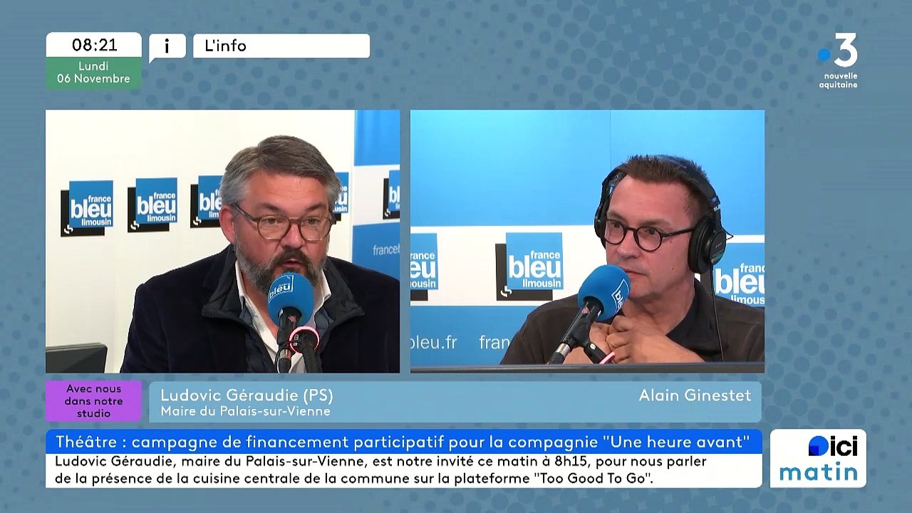 Ludovic Géraudie, maire du Palais-sur-Vienne