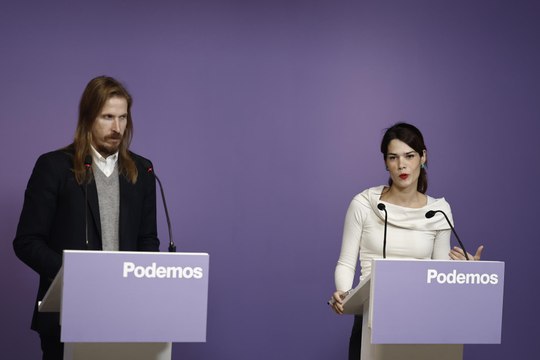 Pablo Fernández, portavoz de Podemos: Es urgente que España rompa relaciones diplomática con Israel