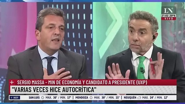 El cruce entre Sergio Massa y Luis Majul