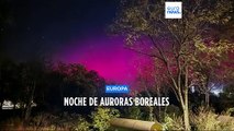 Domingo de auroras boreales en puntos muy poco frecuentes de Europa