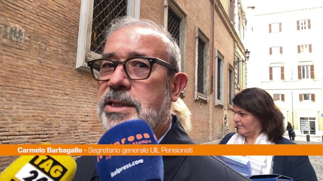 Manovra, Barbagallo Inaccettabile fare pagare i costi ai pensionati