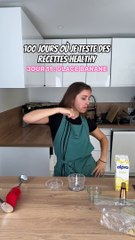 Je teste des recettes healthy que je vois que les réseaux pendant 100 jours ☀️