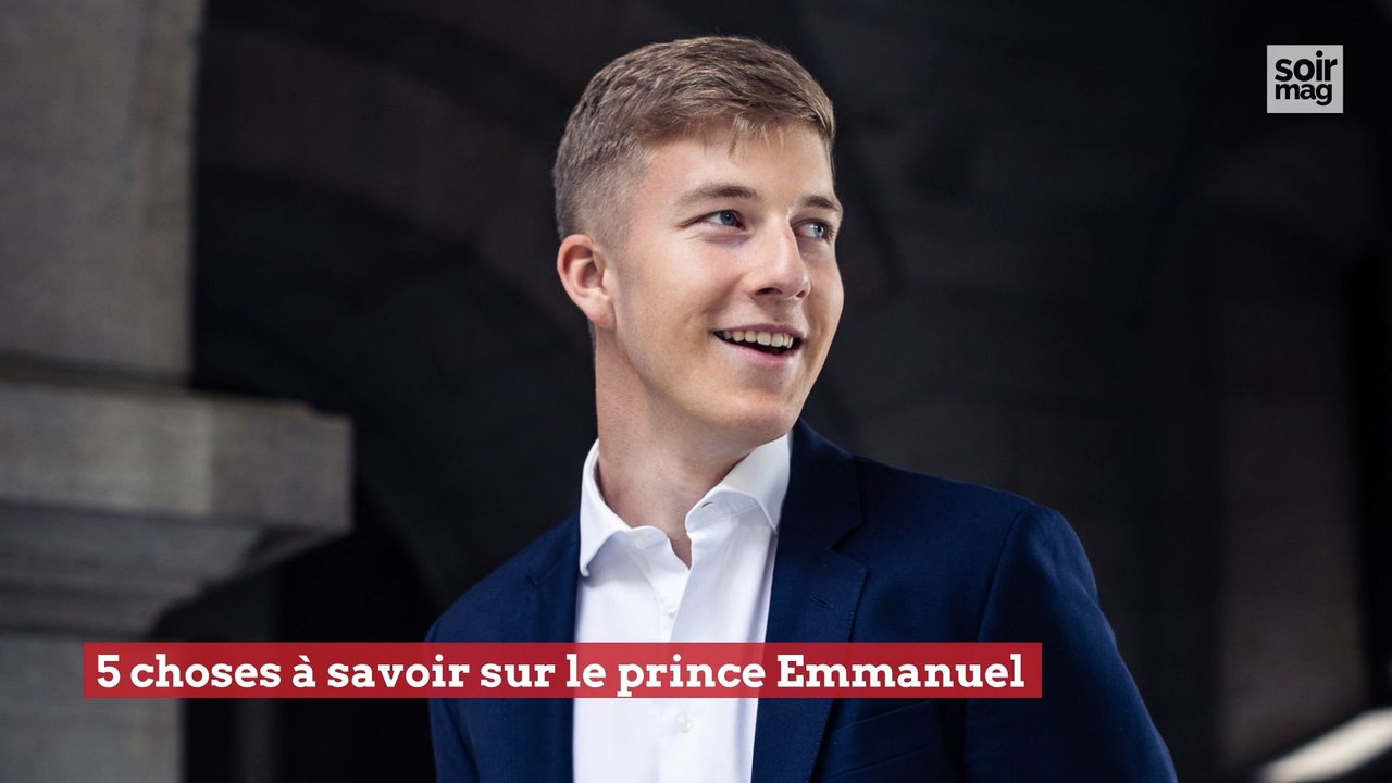 5 choses à savoir sur le prince Emmanuel