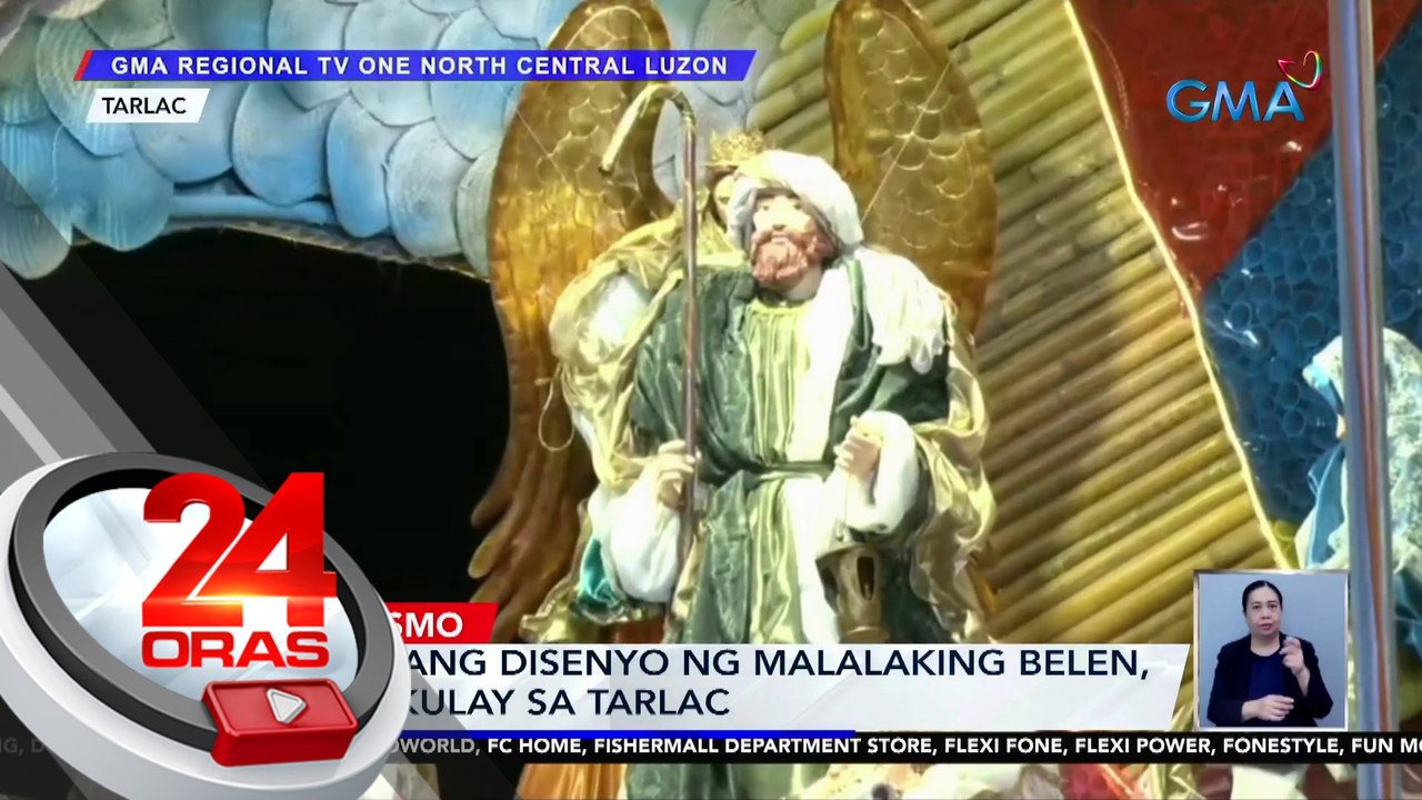 Iba't-ibang disenyo ng malalaking belen, nagpakulay sa Tarlac | 24 Oras