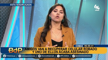 Comas: joven fue asesinado tras intentar recuperar el celular robado de su amiga