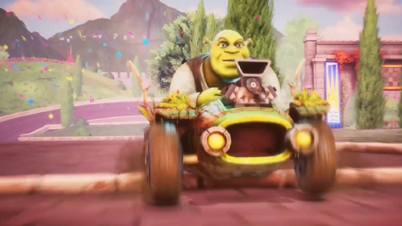 In dieser Mario Kart-Alternative macht ihr als Shrek den Sumpf unsicher