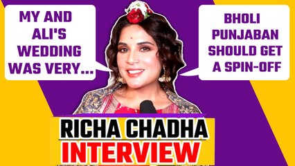 Richa Chadha talks about the success of Fukrey 3, her & Ali Fazal's wedding documentary, Heeramandi!