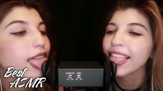 ❤️Twin ASMR: TONGUE Sounds and KISSES❤️ for Quick SLEEP & REST