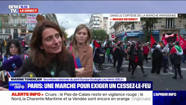 Bombardements israéliens contre les civils à Gaza: Emmanuel Macron commence timidement à faire les premiers pas [vers la demande d'un cessez-le-feu], et c'est tant mieux , affirme Marine Tondelier