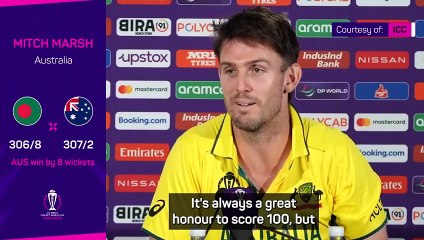 'Cooked' Marsh honoured to score unbeaten 177 for Australia