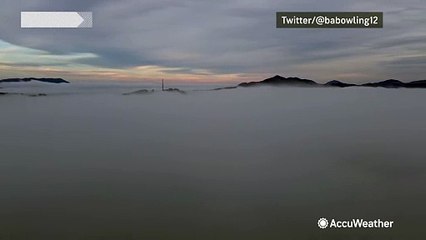 Dense super fog enshrouds southwest Virginia