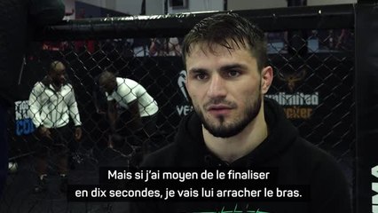 ARES 17 - A. Younousov : "Si j'ai moyen de finaliser Aïda en 10 secondes, je vais lui arracher le bras"