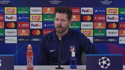 Simeone, su renovación y la final de la Champions
