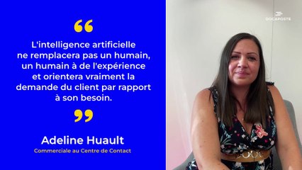 #InsideDocaposte | Adeline Huault, commerciale sédentaire, au cœur du centre de contact de Docaposte