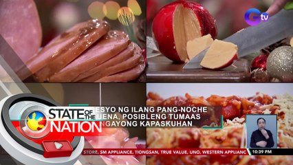 Presyo ng ilang pang-noche buena, posibleng tumaas ngayong kapaskuhan | SONA