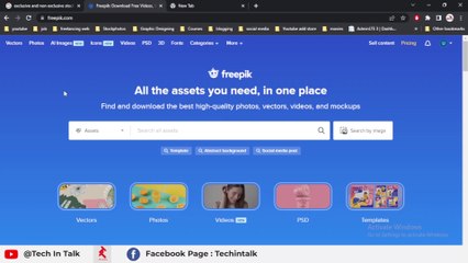 How to create account on freepik and upload files