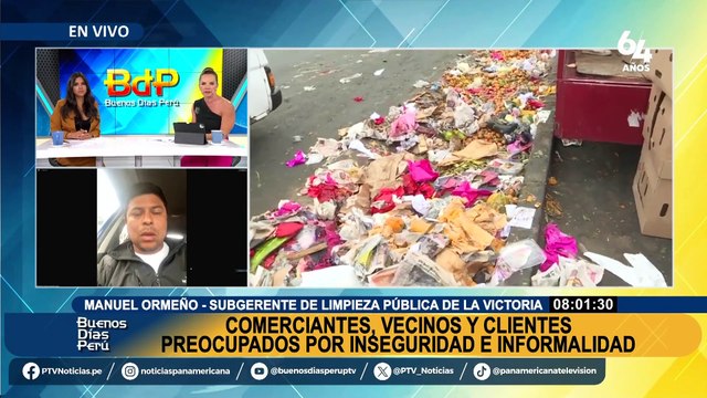 Municipio de La Victoria se compromete a mantener limpio el mercado Modelo de Frutas tras denuncia de BDP