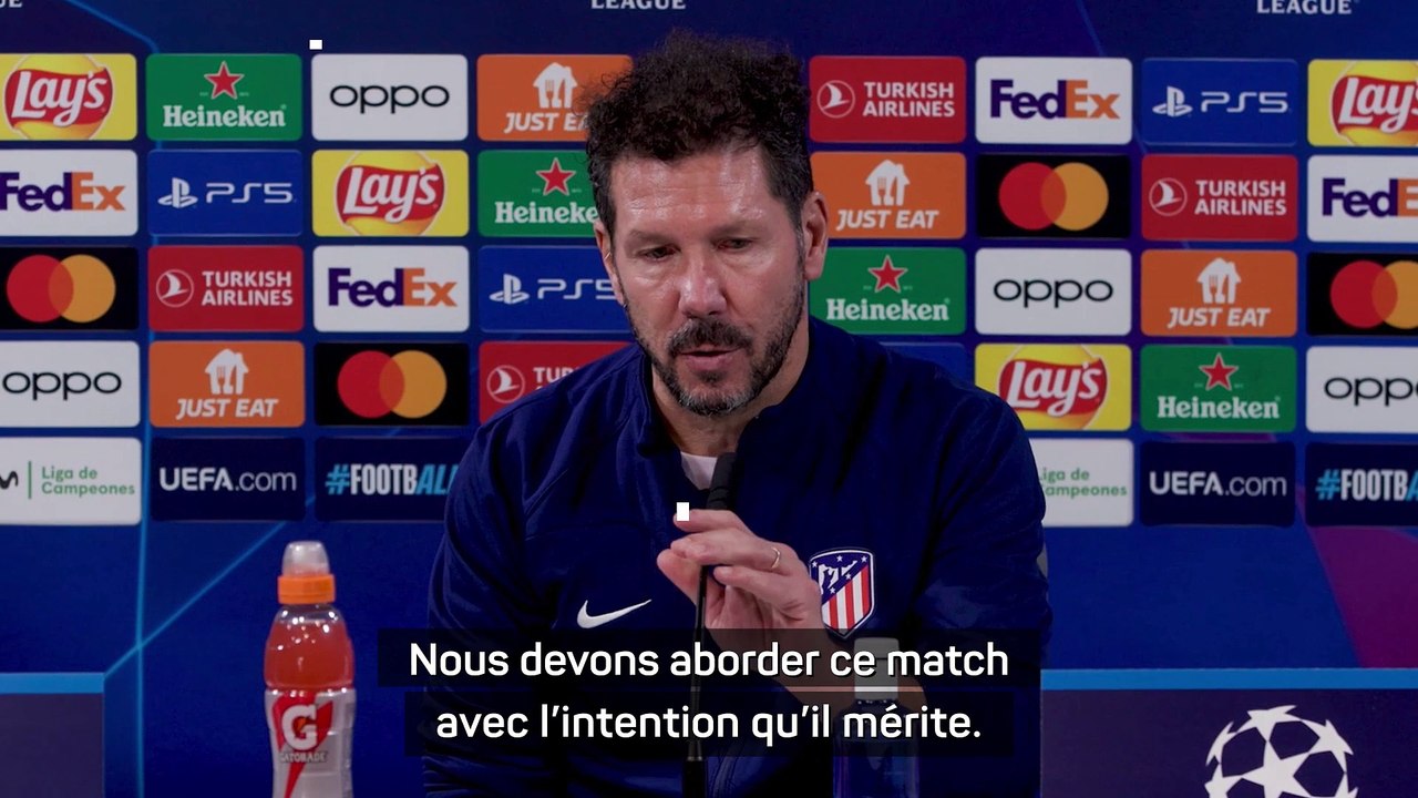 Simeone : "Nous attendons un grand soutien de nos supporters"