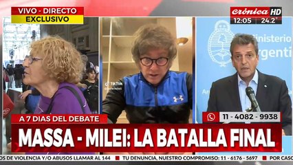 Massa o Milei: sigue hablando la gente