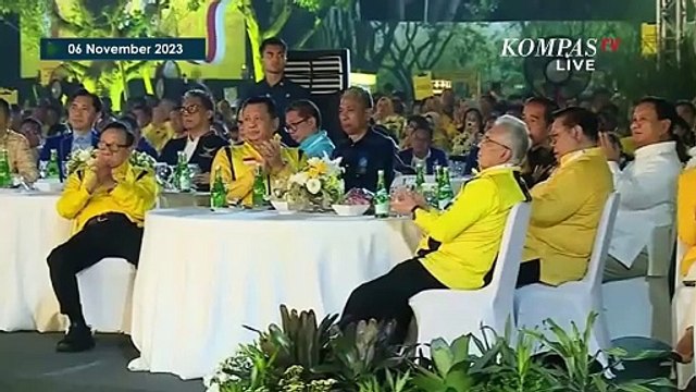 [FULL] Pidato Ketum Golkar Airlangga dan Prabowo Subianto di HUT ke 59 Golkar