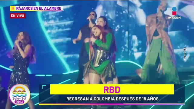 RBD la ROMPE en concierto en Colombia, regresan después de 18 años