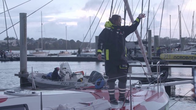 Transat Jacques Vabre Normandie Le Havre 2023 : LUNDI 06112023 - AMBIANCE PONTONS LORIENT