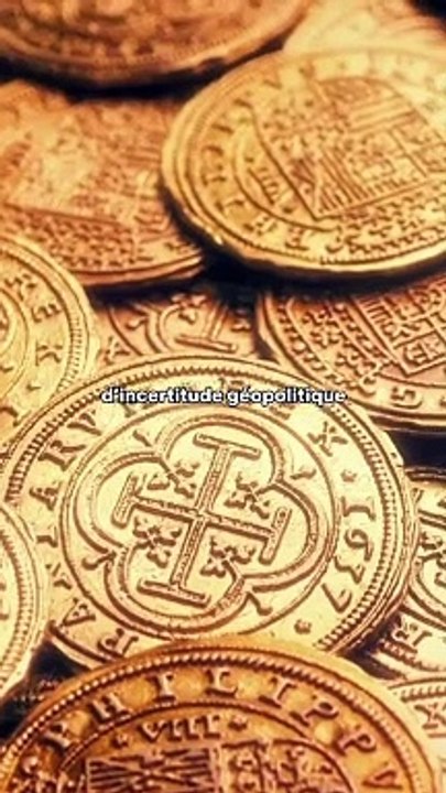  le cours de l’or a augmenté de quasiment 10% en 1 mois.