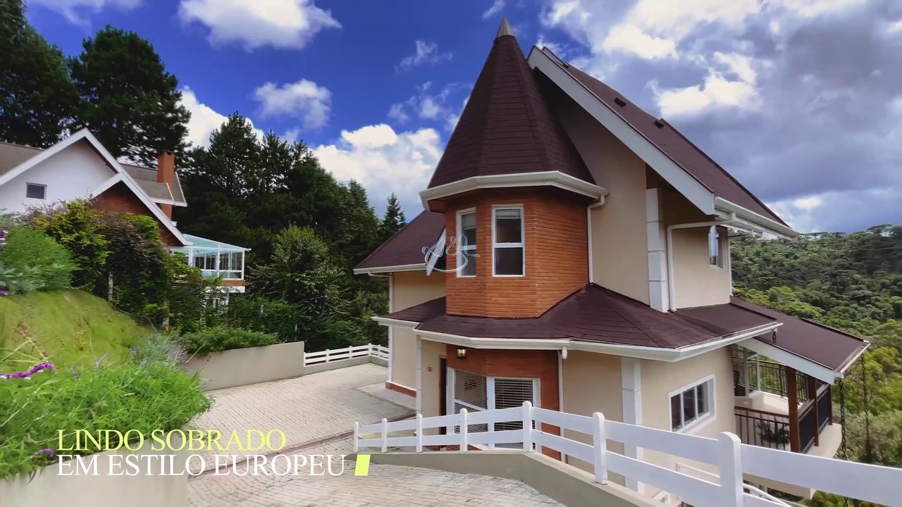 Casa em estilo Europeu Campos do Jordão | Beautiful European style home for sale in Brazil - Ref 191