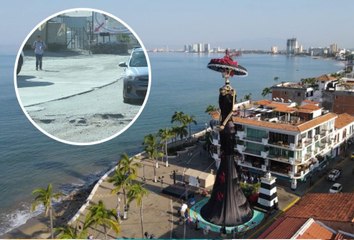 Prefieren vallartenses que se tapen los baches a la catrina gigante