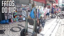Calçadas obstruídas causam transtornos na avenida Padre Eutíquio, em Belém