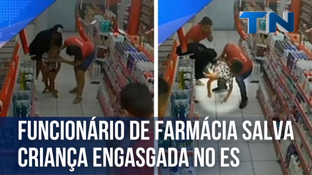 Funcionário de farmácia salva criança engasgada na Grande Vitória