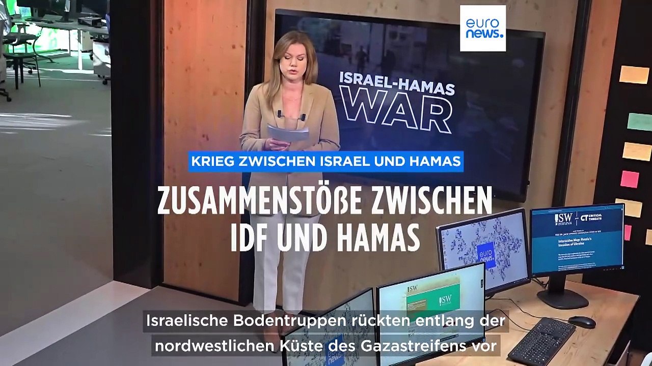 Zusammenstöße zwischen israelischen Streitkräften und Hamas im Gazastreifen